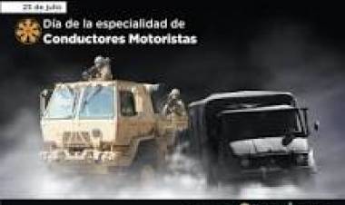 25 DE JULIO: DIA DE LA ESPECIALIDAD DE CONDUCTORES MOTORISTAS