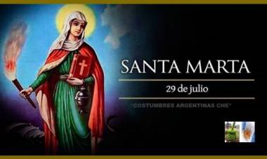 29 DE JULIO: SANTA MARTA FESTIVIDAD