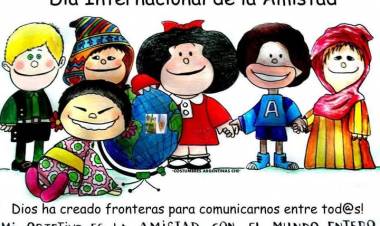 30 DE JULIO: DIA INTERNACIONAL DE LA AMISTAD