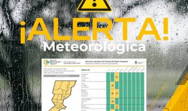 IMPORTANTE: ALERTA AMARILLA