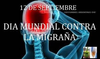 12 DE SETIEMBRE: DIA INTERNACIONAL DE LA MIGRAÑA