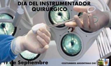 19 DE SETIEMBRE: DIA DEL INSTRUMENTADOR QUIRURGICO