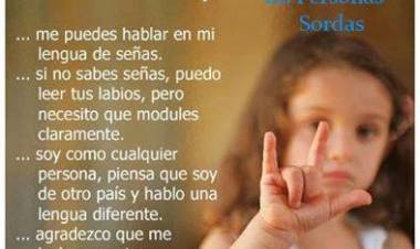 19 DE SETIEMBRE: DIA NACIONAL DE LAS PERSONAS SORDAS
