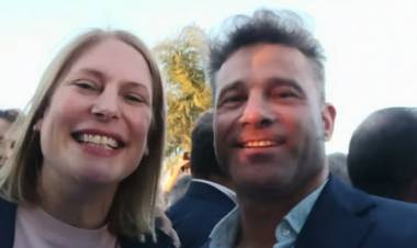 NATALIO LATTANZI CON LA CANDIDATA A DIPUTADA NACIONAL GISELA  SCAGLIA