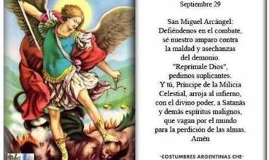 29 DE SETIEMBRE: DIA DE SAN MIGUEL ARCANGEL