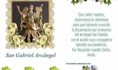 29 DE SETIEMBRE: DIA DE SAN GABRIEL ARCANGEL