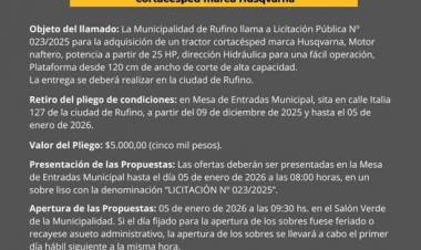 LICITACION PUBLICA N° 023/2025
