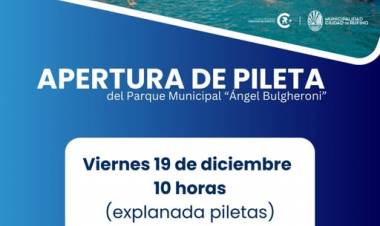 APERTURA DE PILETA