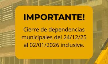 CIERRE DE DEPENDENCIAS MUNICIPALES