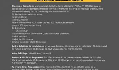 LICITACION PUBLICA N° 006/2026