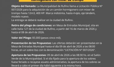 LICITACION PUBLICA N° 07/2026