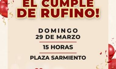 FESTEJAMOS EL CUMPLE DE RUFINO