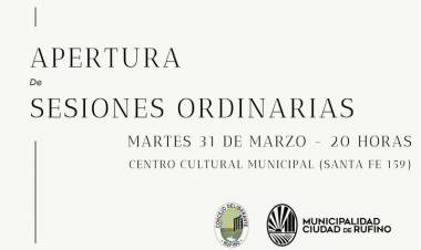 EL INTENDENTE  INAUGURA LAS SESIONES ORDINARIAS