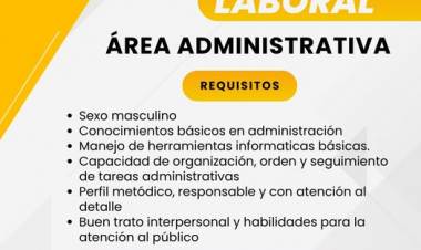 BUSQUEDA LABORAL: AREA INDUSTRIAL