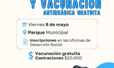 JORNADA DE CASTRACIONES Y VACUNACION ANTIRRABICA