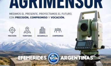 23 DE ABRIL: DIA NACIONAL DEL AGRIMENSOR