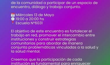 SAMCO RUFINO: MESA TERRITORIAL DE SALUD Y SALUD MENTAL