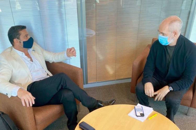 EL INTENDENTE SE REUNIO CON HORACIO RODRIGUEZ LARRETA