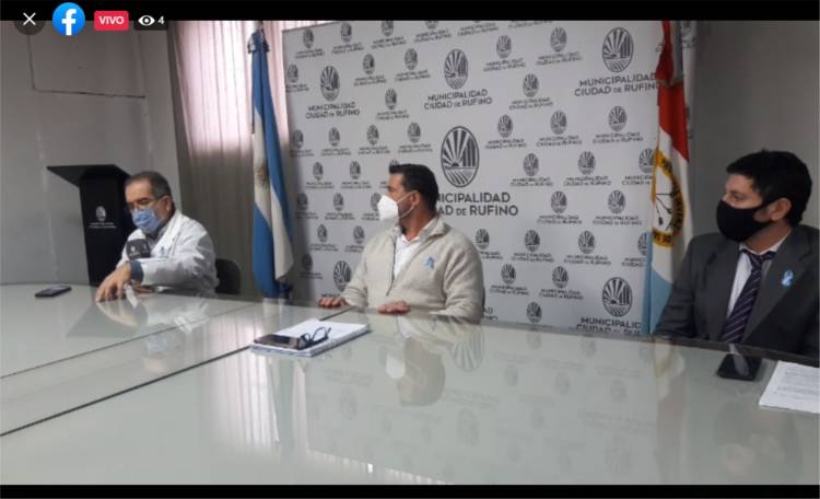 Restricciones en Rufino: conferencia de prensa