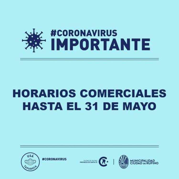 IMPORTANTE- HORARIOS COMERCIALES