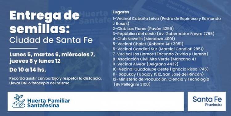 HUERTA FAMILIAR SANTAFESINA