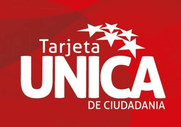 IMPORTANTE: TARJETA UNICA DE CIUDADANIA