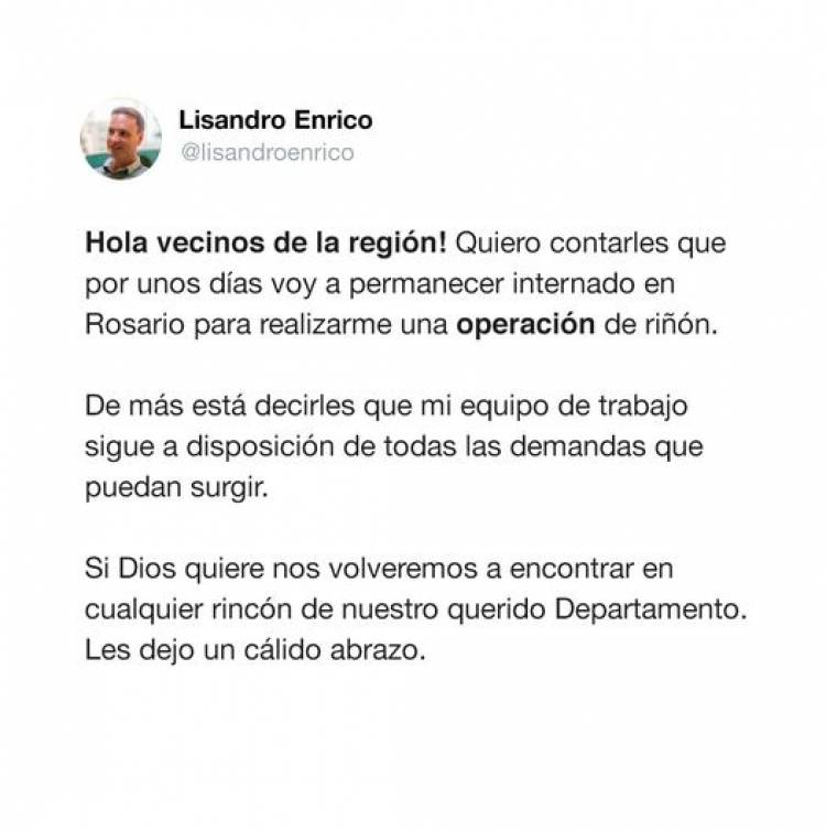 SENADOR LISANDRO ENRICO