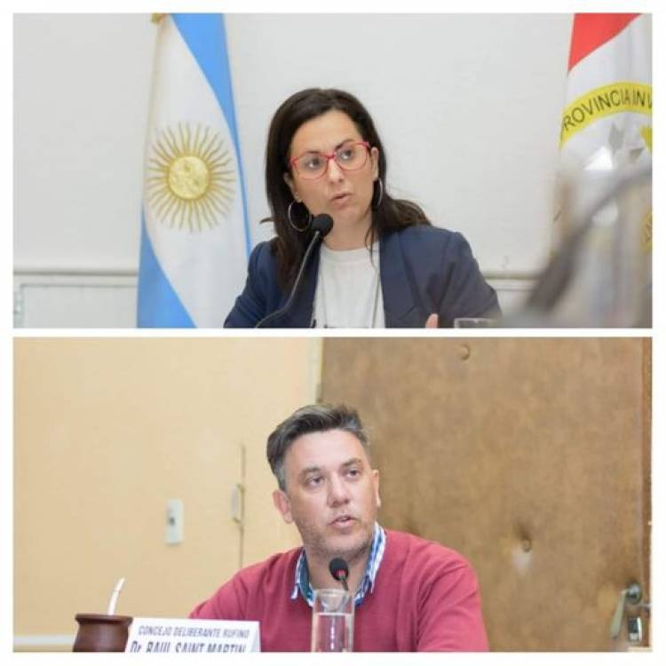 CONCEJALES CAMBIEMOS RUFINO GISELA REINOSO Y RAUL SAINT MARTIN