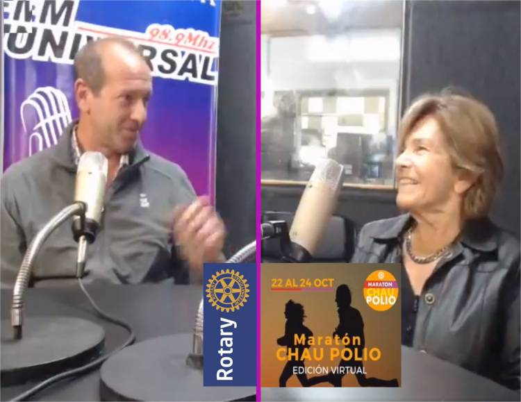 #ChauPolio Maratón virtual organizada por el Rotary Club 