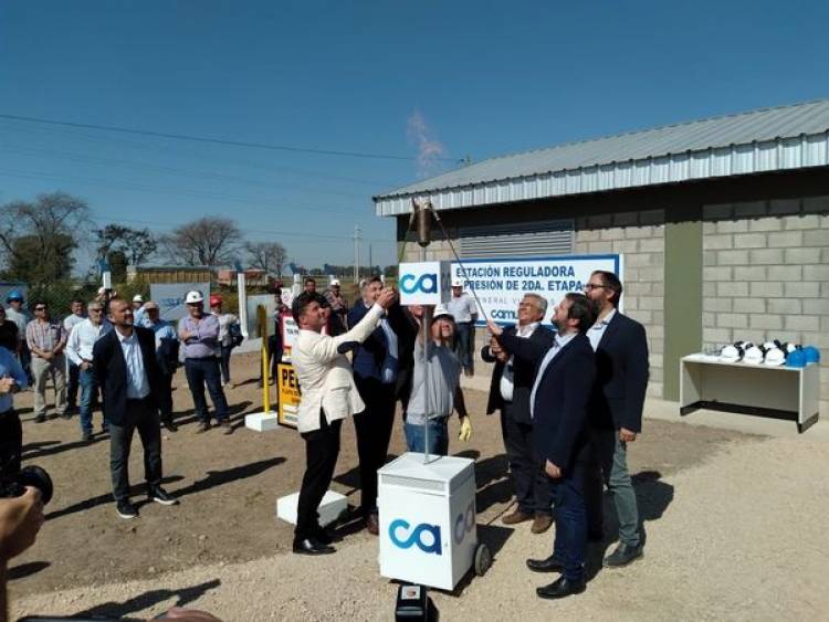 INAUGURACION DEL GASODUCTO EN VILLEGAS