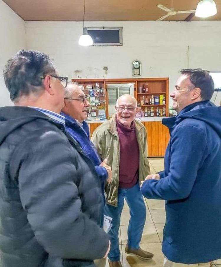 SENADOR LISANDRO ENRICO: " AMPLIA VISITA DE TRABAJO EN MURPHY"