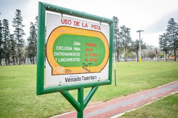 "PARA QUE EL GOBIERNO PROVINCIAL TERMINE LAS OBRAS DEL PARQUE MUNICIPAL"