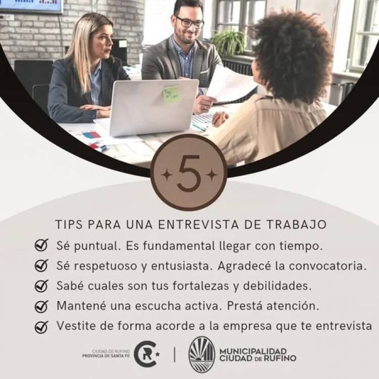 MENSAJE DE LA OFICINA DE EMPLEOS