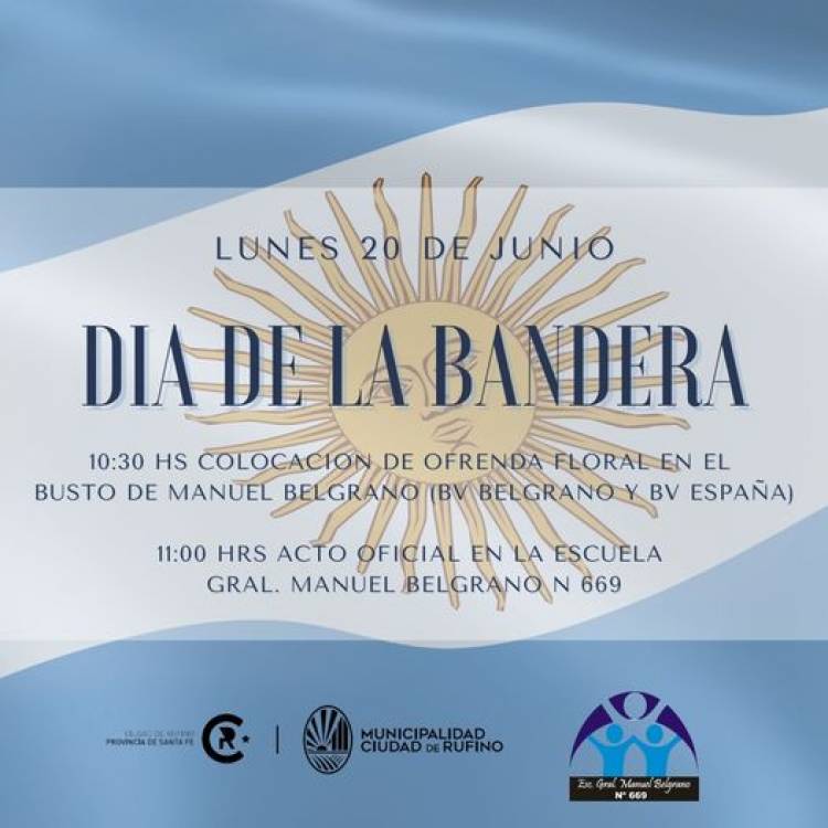 20 DE JUNIO: DIA DE LA BANDERA