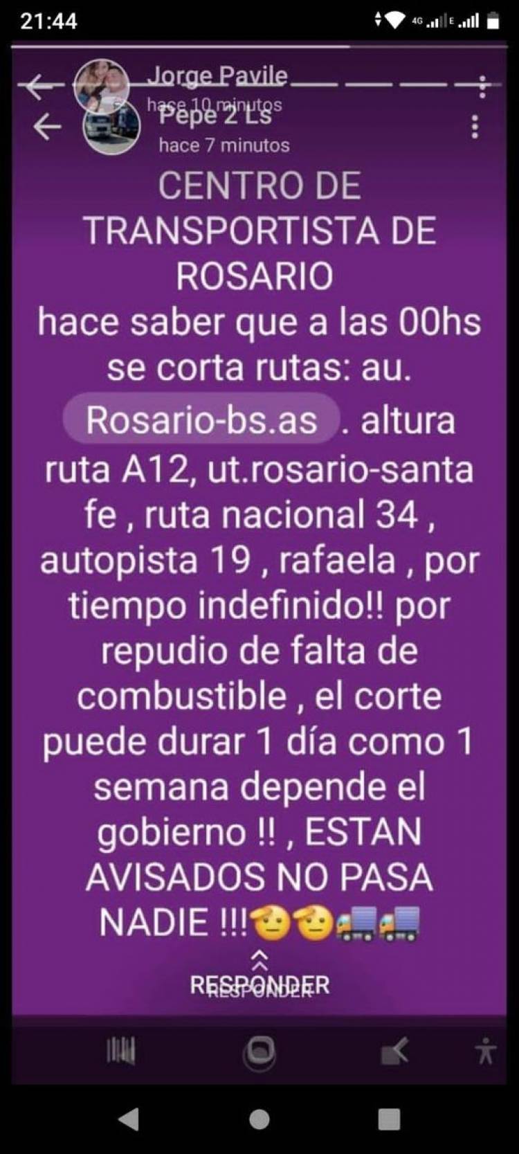 CENTRO DE TRANSPORTISTAS DE ROSARIO
