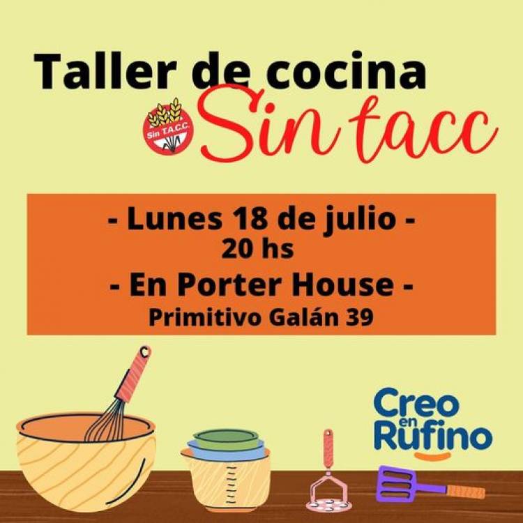 TALLER DE COCINA SIN TACC