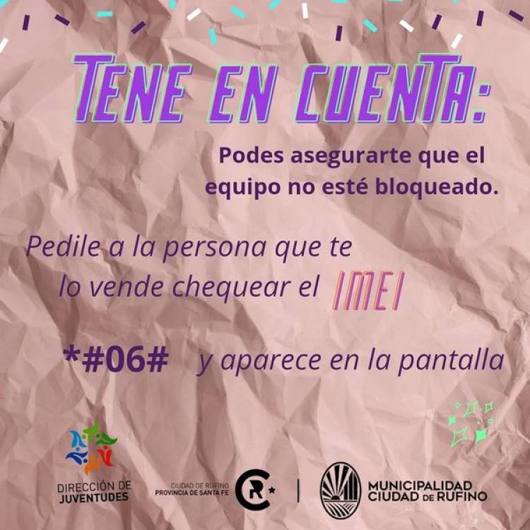 EN LA SEMANA DE LA JUVENTUD TENER PRESENTE...