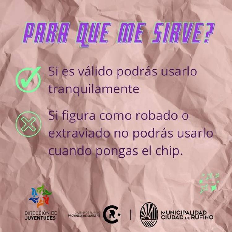 EN LA SEMANA DE LA JUVENTUD TENER PRESENTE...