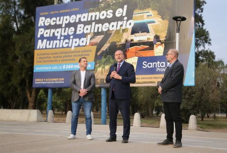 GOBERNADOR OMAR PEROTTI EN RUFINO