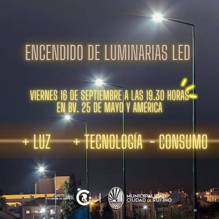 MAS  LUMINARIAS PARA LA CIUDAD