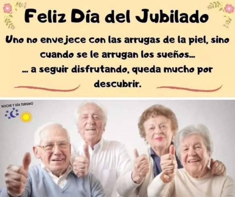 FELIZ DIA DEL JUBILADO