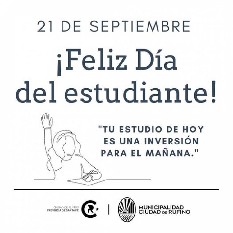 21 DE SETIEMBRE: DIA DEL ESTUDIANTE