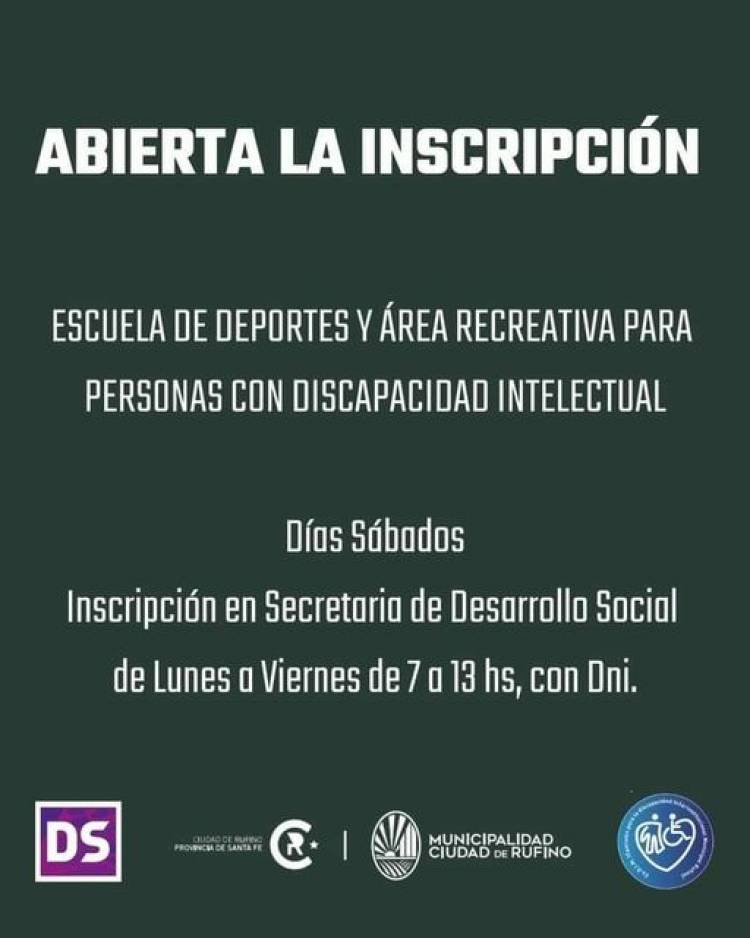 ABIERTA LA INSCRIPCION