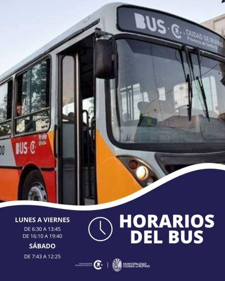 NUEVO HORARIO DE COLECTIVO