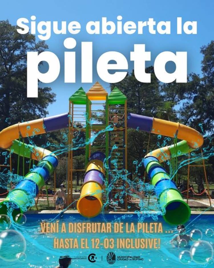 SIGUE ABIERTA LA PILETA