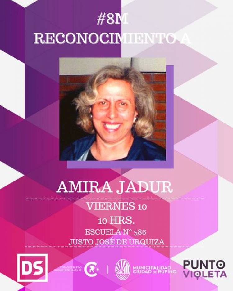 8M RECONOCIMIENTO A AMIRA JADUR