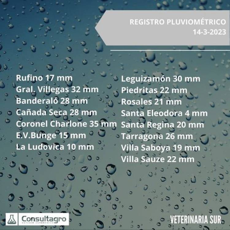 REGISTRO PLUVIOMETRICO
