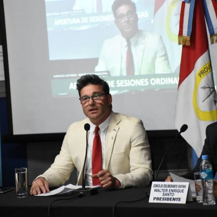EL INTENDENTE INAUGURO LAS SESIONES ORDINARIAS 2023