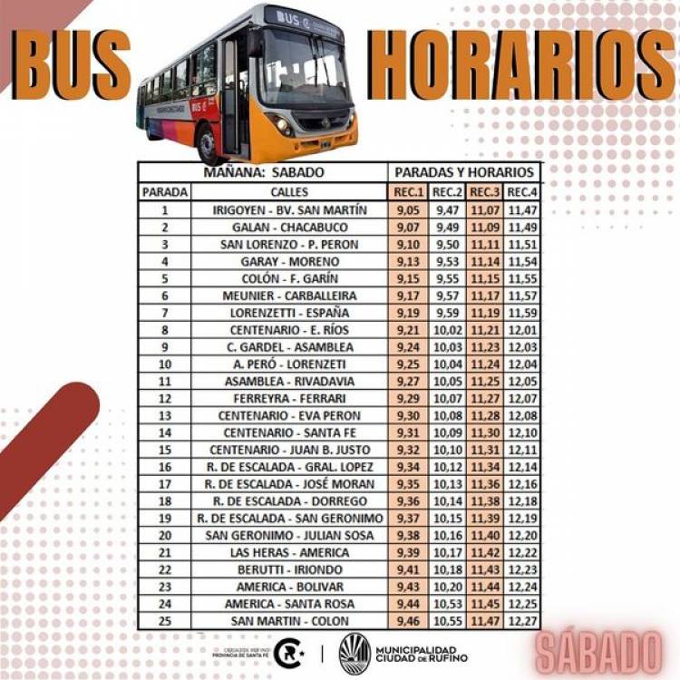 SERVICIO NOCTURNO DE BUS
