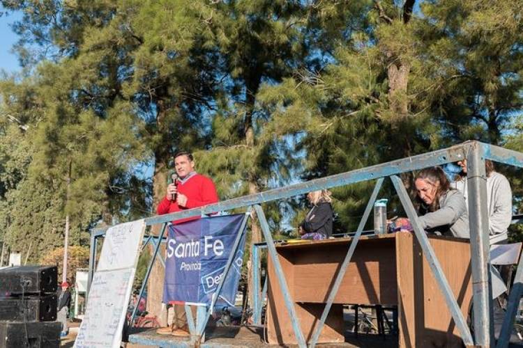 INTENDENTE NATALIO LATTANZI EN JUEGOS SANTAFESINOS